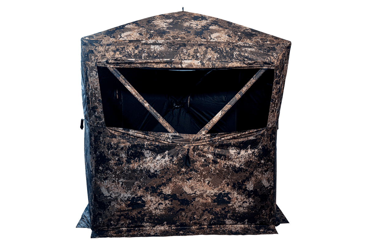 Buck Bourbon Rackhouse 150+ hunting blind, best ground blinds concept. 