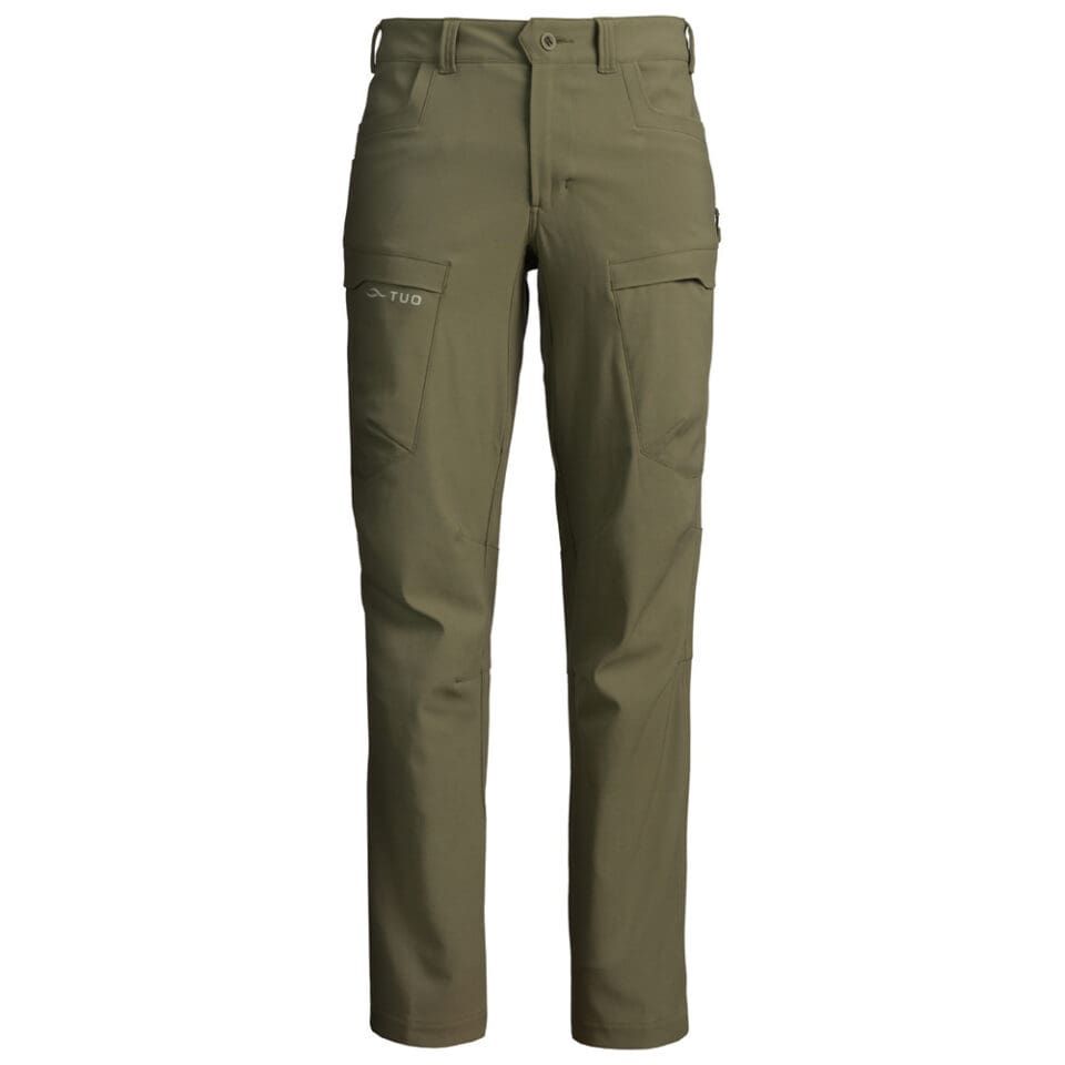 Photo of the TUO Gear Clime Pant, best early season hunting clothes concept. 