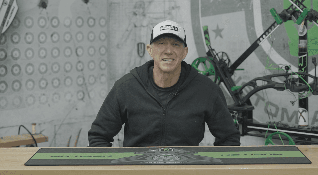 John Dudley smiles in a video interview with HuntWise, how to get better at archery concept.