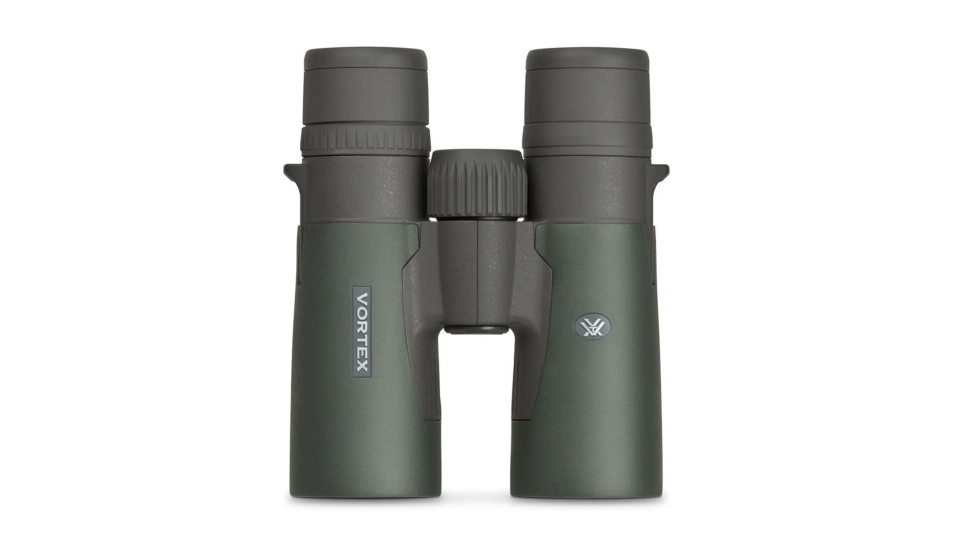 Image of the Vortex Razor HD 10 x 42 binoculars, cold weather hunting gear concept. 