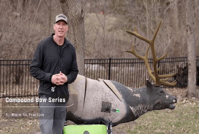A video from John Dudley and HuntWise about where to practice with compound bows. 