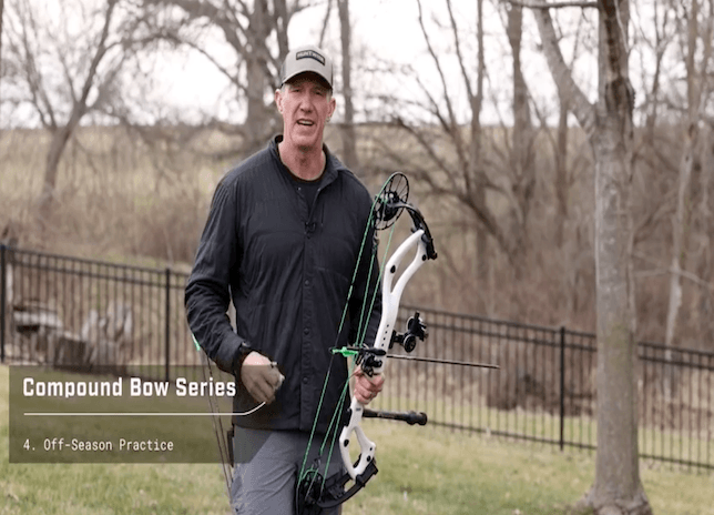 A video from HuntWise and John Dudley about how to practice with your compound bow during the offseason. 