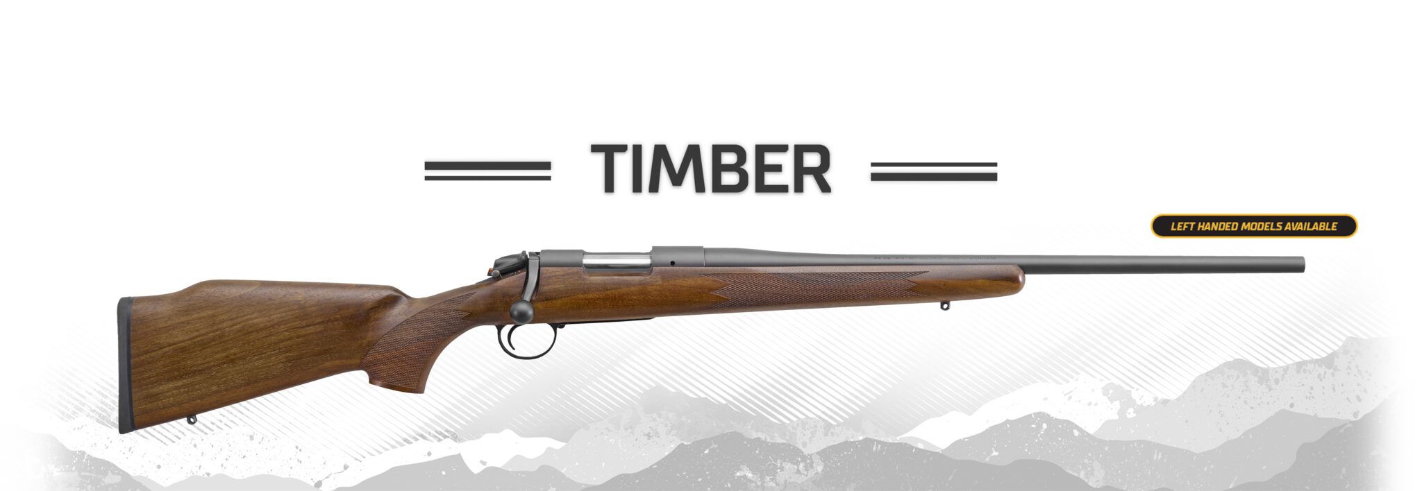 A photo of the Bergara b-14 Timber rifle. 